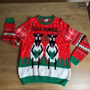 Baa humbug sheep Ugly Christmas sweater